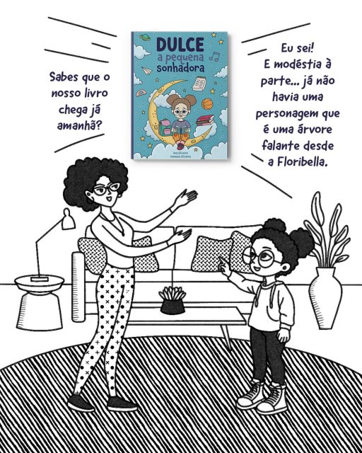 Descansem: não estão no Peru sobre o efeito de ayahuasca nem numa sessão de regressão às vidas passadas. Sou mesmo eu com o meu “eu do passado” a convidar-vos para o lançamento do livro da mini Dulce, já amanhã na livraria Flanêur ❤️ às 11h para os pontuais e às 10h15 para os que dizem sempre que já saíram de casa mas ainda estão no banho. Até já!