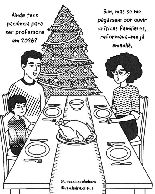 Coragem, só falta mais um evento familiar para acabar o ano 😎 bom ano, meus queridos! #professor #educaçãoemportugal #escola #anonovo2025 #educa